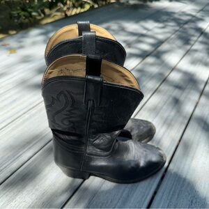 Unisex Big Kid’s Smokey Mountain Leather Cowboy 🤠 Boots